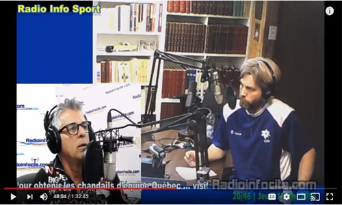 Radio Info Sport (interview starts at 48 minutes)